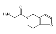 Ethanone, 2-amino-1-(6,7-dihydrothieno[3,2-c]pyridin-5(4H)-yl) Structure