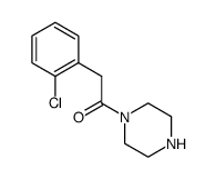 Ethanone, 2-(2-chlorophenyl)-1-(1-piperazinyl) Structure