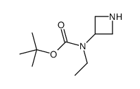 tert-butyl N-(azetidin-3-yl)-N-ethylcarbamate Structure