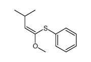 (1-methoxy-3-methylbut-1-enyl)sulfanylbenzene结构式