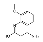 3-amino-N-(2-methoxyphenyl)propanamide structure