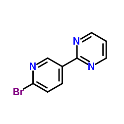 2-(6-溴吡啶-3-基)嘧啶结构式