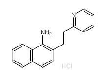 2-(2-(2-Pyridinyl)ethyl)-1-naphthylamine structure