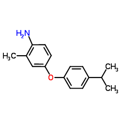 4-(4-Isopropylphenoxy)-2-methylaniline Structure