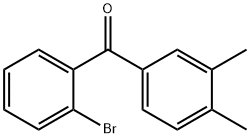 2-Bromo-3',4'-dimethylbenzophenone结构式