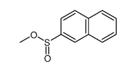 methyl naphthalene-2-sulfinate Structure