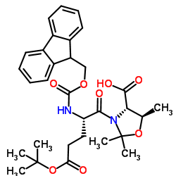 Fmoc-Glu(OtBu)-Thr(psi(Me,Me)pro)-OH Structure