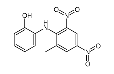 2-(2-methyl-4,6-dinitroanilino)phenol结构式