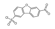 7-硝基苯并[b,d]呋喃-2-磺酰氯结构式