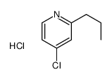 4-chloro-2-propylpyridine,hydrochloride结构式