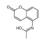N-(2-oxochromen-5-yl)acetamide结构式
