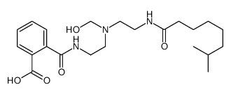2-[[[2-[(hydroxymethyl)[2-[(1-oxoisononyl)amino]ethyl]amino]ethyl]amino]carbonyl]benzoic acid Structure