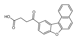 4-benzo[b]naphtho[1,2-d]furan-10-yl-4-oxo-butyric acid结构式