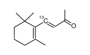 (7-13C)-γ-ionone Structure