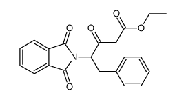 3-oxo-5-phenyl-4-phthalimido-pentanoic acid ethyl ester结构式