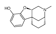 1,3,4,5,6,11a-hexahydro-2-methyl-2H-3,6a-methanobenzofuro(2,3-c)azocin-10-ol Structure