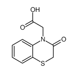 (3-氧代-2,3-二氢-4H-1,4-苯并噻嗪-4-基)乙酸结构式