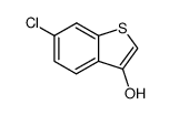 6-chloro-benzo[b]thiophen-3-ol结构式