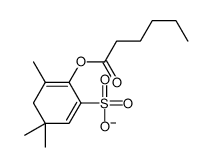 3,5,5-trimethylhexanoyloxybenzene sulfonate Structure