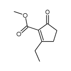 methyl 2-ethyl-5-oxocyclopent-1-enecarboxylate Structure