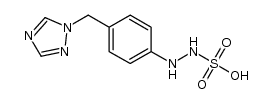 4-(1H-1,2,4-triazol-1-ylmethyl)phenylhydrazinesulfonic acid结构式