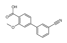 4-(3-cyanophenyl)-2-methoxybenzoic acid Structure