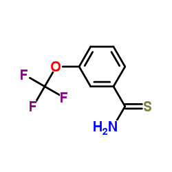 3-(Trifluoromethoxy)benzenecarbothioamide Structure