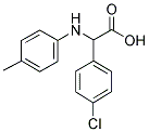 (4-CHLORO-PHENYL)-P-TOLYLAMINO-ACETIC ACID structure