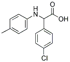 (4-CHLORO-PHENYL)-P-TOLYLAMINO-ACETIC ACID结构式