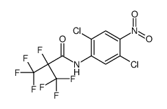 N-(2,5-dichloro-4-nitrophenyl)-2,3,3,3-tetrafluoro-2-(trifluoromethyl)propanamide Structure