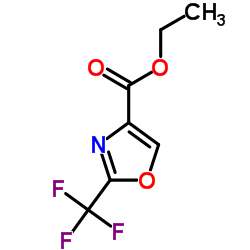 Ethyl 2-(trifluoromethyl)-1,3-oxazole-4-carboxylate结构式