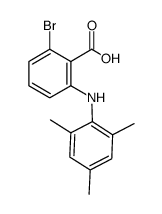 2-bromo-6-(2,4,6-trimethylphenylamino)-benzoic acid Structure