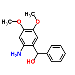 (2-Amino-4,5-dimethoxyphenyl)(phenyl)methanol结构式