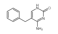 4-AMINO-5-BENZYL-1H-PYRIMIDIN-2-ONE结构式
