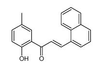 1-(2-hydroxy-5-methylphenyl)-3-naphthalen-1-ylprop-2-en-1-one Structure