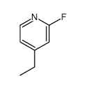 Pyridine, 4-ethyl-2-fluoro- (9CI) structure