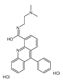 N-[2-(dimethylamino)ethyl]-9-phenylacridine-4-carboxamide,dihydrochloride Structure