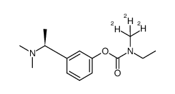 (S)-3-(1-(dimethylamino)ethyl)phenyl ethyl(methyl-d3)carbamate结构式