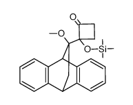 9,10-dihydro-11-methoxy-11-(2-oxo-1-trimethylsilyloxycyclobutyl)-9,10-ethanoanthracene Structure