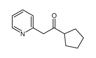 1-cyclopentyl-2-pyridin-2-ylethanone结构式