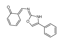 (6Z)-6-[[(4-phenyl-1,3-oxazol-2-yl)amino]methylidene]cyclohexa-2,4-dien-1-one Structure