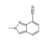 2-甲基-2H-吲唑-7-腈结构式