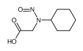 N-cyclohexyl-N-nitroso-glycine结构式