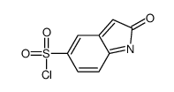 2-Oxo-2H-indole-5-sulfonyl chloride结构式