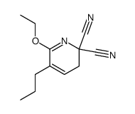 2,2(3H)-Pyridinedicarbonitrile,6-ethoxy-5-propyl-(9CI) structure