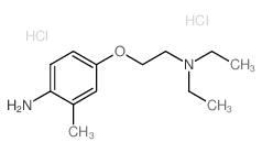 N-[2-(4-Amino-3-methylphenoxy)ethyl]-N,N-diethylamine dihydrochloride Structure