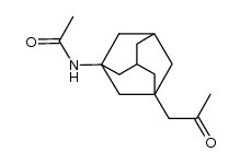 1-acetonyl-3-acetylaminoadamantane Structure
