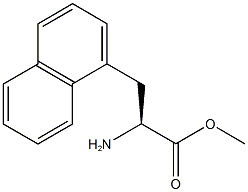 (S)-Methyl 2-amino-3-(naphthalen-1-yl)propanoate结构式