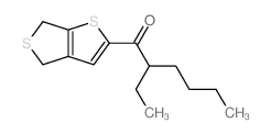 1-(4,6-二氢噻吩并[3,4-b]噻吩-2-基)-2-乙基-1-己酮结构式