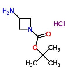 tert-Butyl 3-aminoazetidine-1-carboxylate hydrochloride Structure